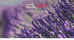 Desktop Screenshot of janssens-immobilier.com