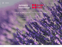 Tablet Screenshot of janssens-immobilier.com